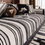 Tấm phủ ghế sofa Chenille phong cách retro PJ6445