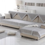 Tấm phủ ghế sofa cotton dệt đơn sắc tinh tế PJ3639