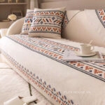 Tấm phủ ghế sofa cotton phong cách Bohemian PJ1334