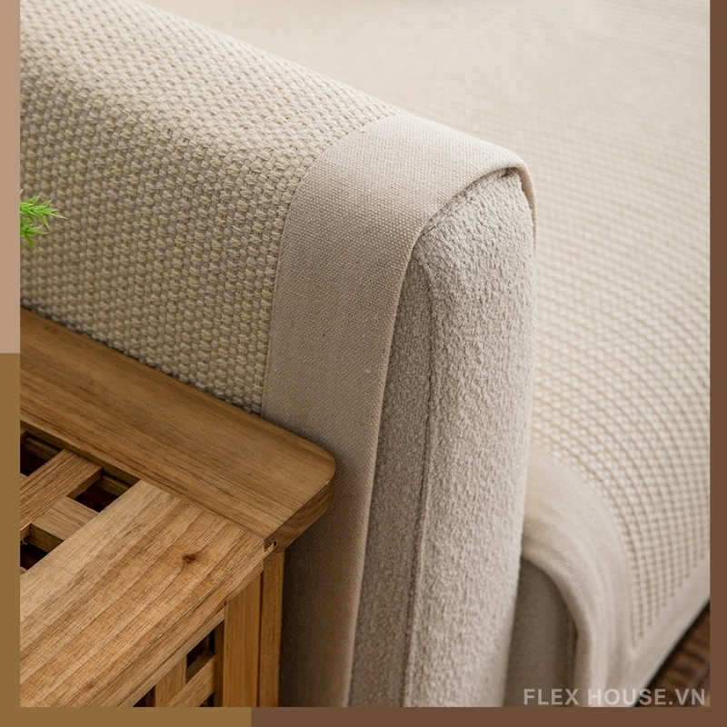 Tấm phủ ghế sofa cotton tối giản tinh tế PJ3501 3 Tấm phủ ghế sofa cotton tối giản tinh tế PJ3501 8