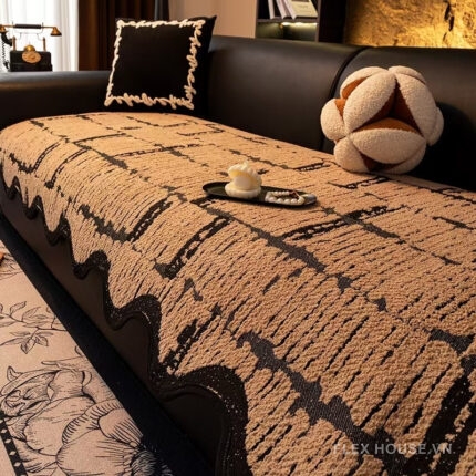 Tấm phủ ghế sofa nhung dày chống mèo cào PJ2956