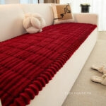 Tấm phủ ghế sofa nhung dày màu trơn PJ7692