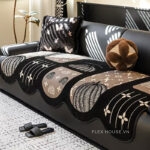 Tấm phủ ghế sofa nhung dày mịn kiểu bí ngô PJ7990