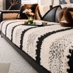 Tấm phủ ghế sofa nhung dệt nổi sang trọng PJ3314