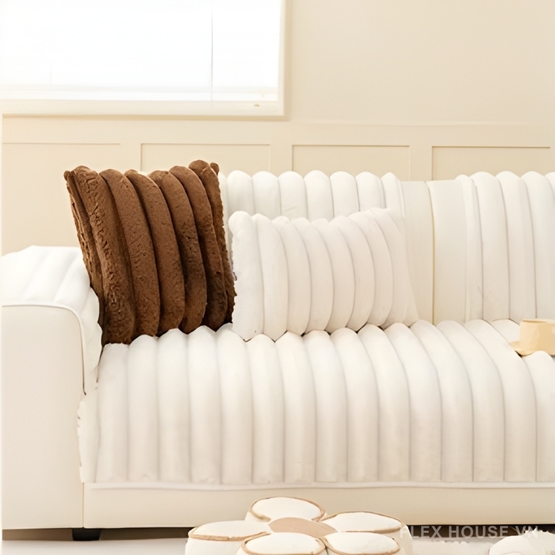 Tấm phủ ghế sofa nhung mềm chống trượt PJ6579 4 Tấm phủ ghế sofa nhung mềm chống trượt PJ6579 11