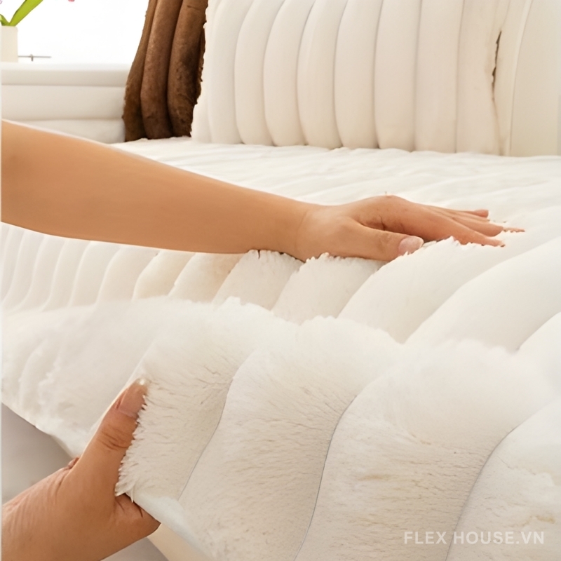 Tấm phủ ghế sofa nhung mềm chống trượt PJ6579 5 Tấm phủ ghế sofa nhung mềm chống trượt PJ6579 12