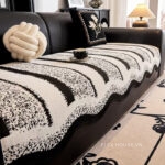 Tấm phủ ghế sofa vải Chenille chống trượt PJ0934