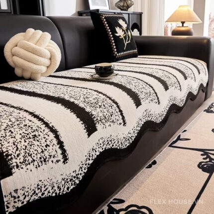 Tấm phủ ghế sofa vải Chenille chống trượt PJ0934