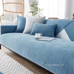Tấm phủ ghế sofa vải Chenille màu trơn PJ0275