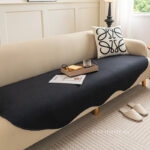 Tấm phủ ghế sofa vải Chenille màu trơn PJ7617