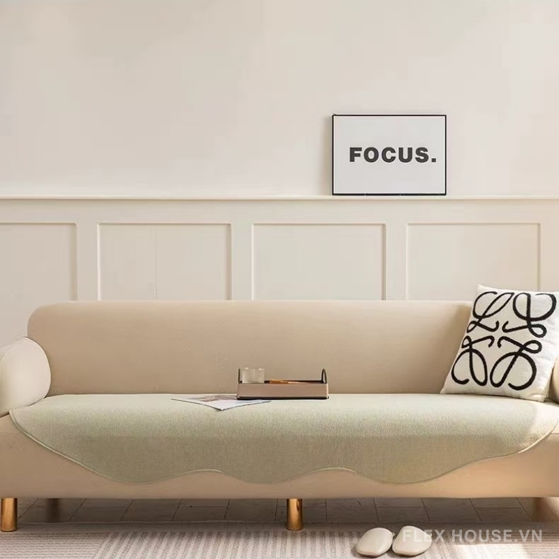 Tấm phủ ghế sofa vải Chenille trơn hiện đại PJ7618 4 Tấm phủ ghế sofa vải Chenille trơn hiện đại PJ7618 8