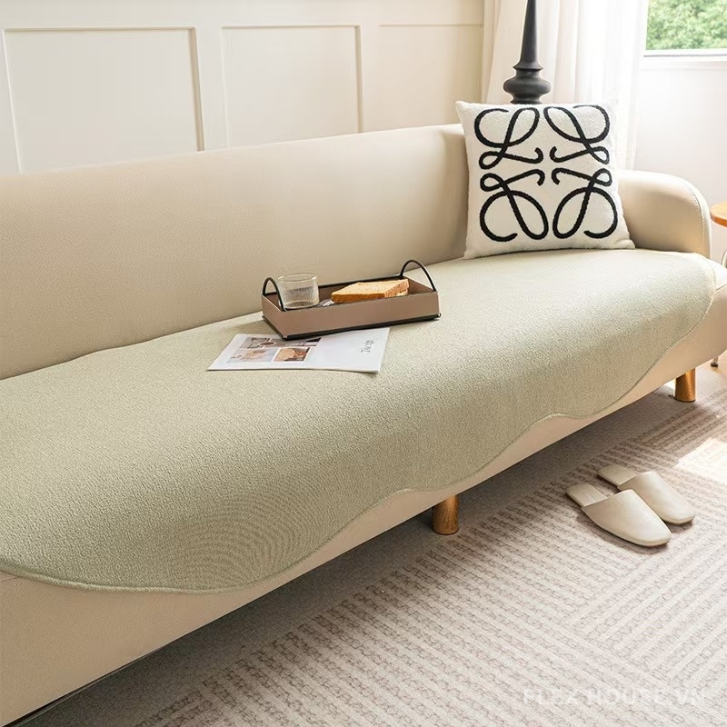 Tấm phủ ghế sofa vải Chenille trơn hiện đại PJ7618 2 Tấm phủ ghế sofa vải Chenille trơn hiện đại PJ7618 7