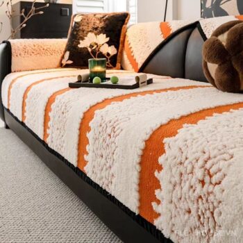 Tấm phủ ghế sofa vải nhung dày cao cấp PJ3315