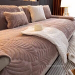 Tấm phủ ghế sofa vải nhung dày chống trượt PJ4391