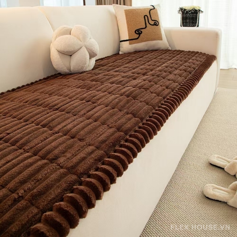 Tấm phủ ghế sofa vải nhung dày chống trượt PJ7694 2 Tấm phủ ghế sofa vải nhung dày chống trượt PJ7694 5