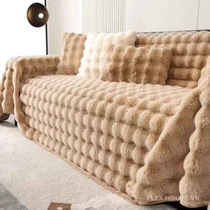 Tấm phủ ghế sofa vải nhung mềm mại đa năng PJ6660