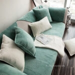 Tấm phủ ghế sofa vải nhung phong cách Bắc Âu PJ4088