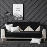 Tấm phủ sofa Chenille trơn phong cách Bắc Âu PJ7632