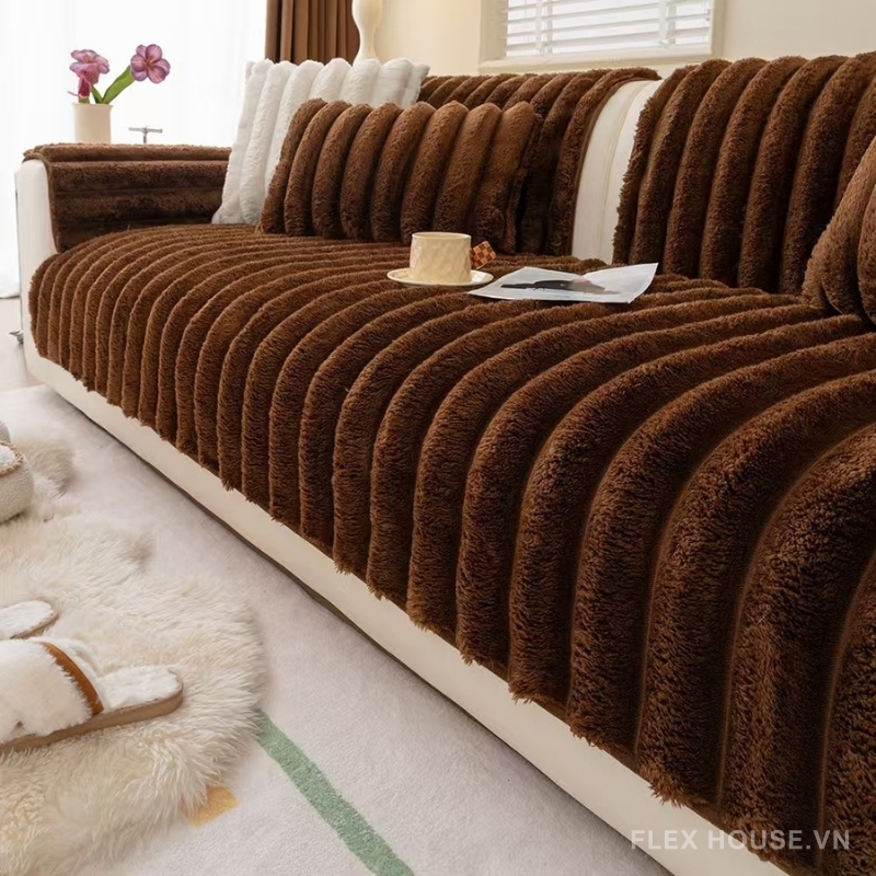 Tấm phủ sofa nhung sọc nổi gợn sóng PJ6580 2 Tấm phủ sofa nhung sọc nổi gợn sóng PJ6580 6
