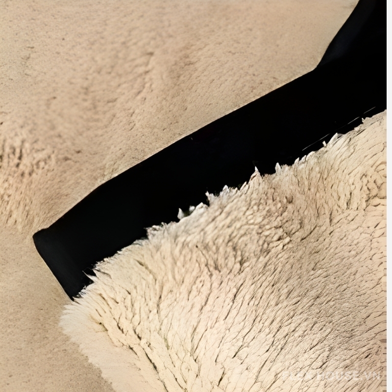 Tấm phủ sofa vải Chenille họa tiết răng cưa PJ3126