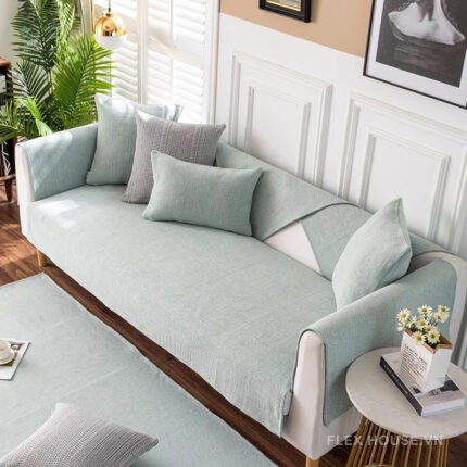 Tấm phủ sofa vải cotton phong cách Nhật Bản PJ4858