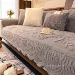 Tấm phủ sofa vải nhung sang trọng chống trượt PJ3661