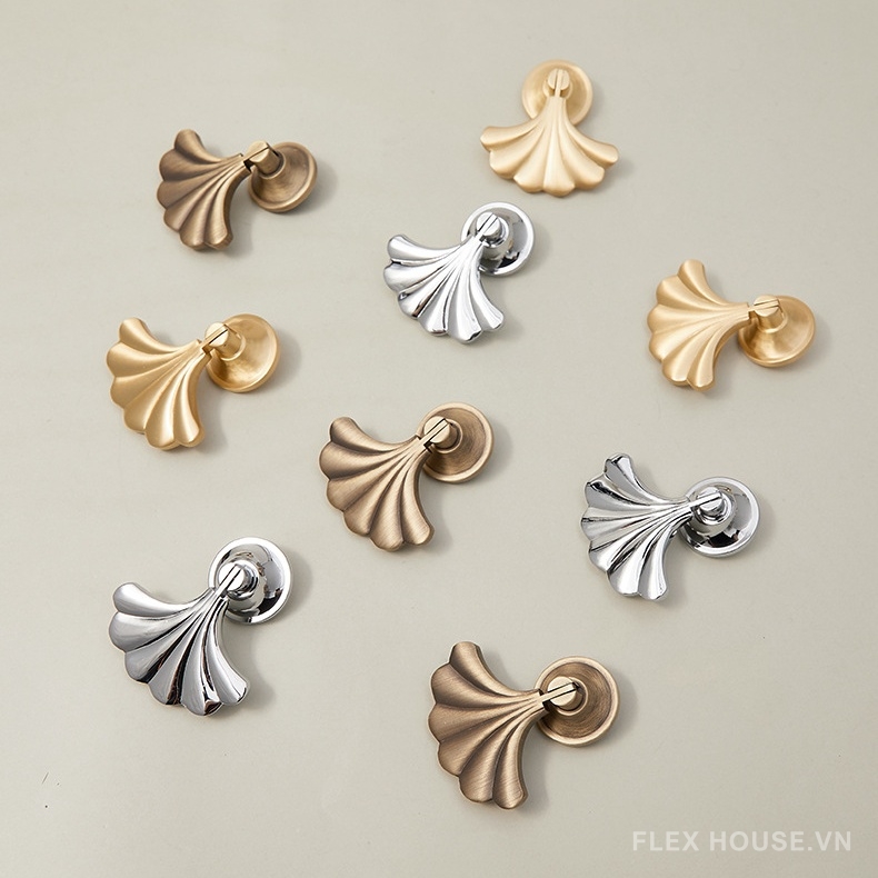 Tay nắm ngăn kéo đồng thau hình lá ngân hạnh PALO111 (9) Tay nắm ngăn kéo đồng thau hình lá ngân hạnh PALO111 1