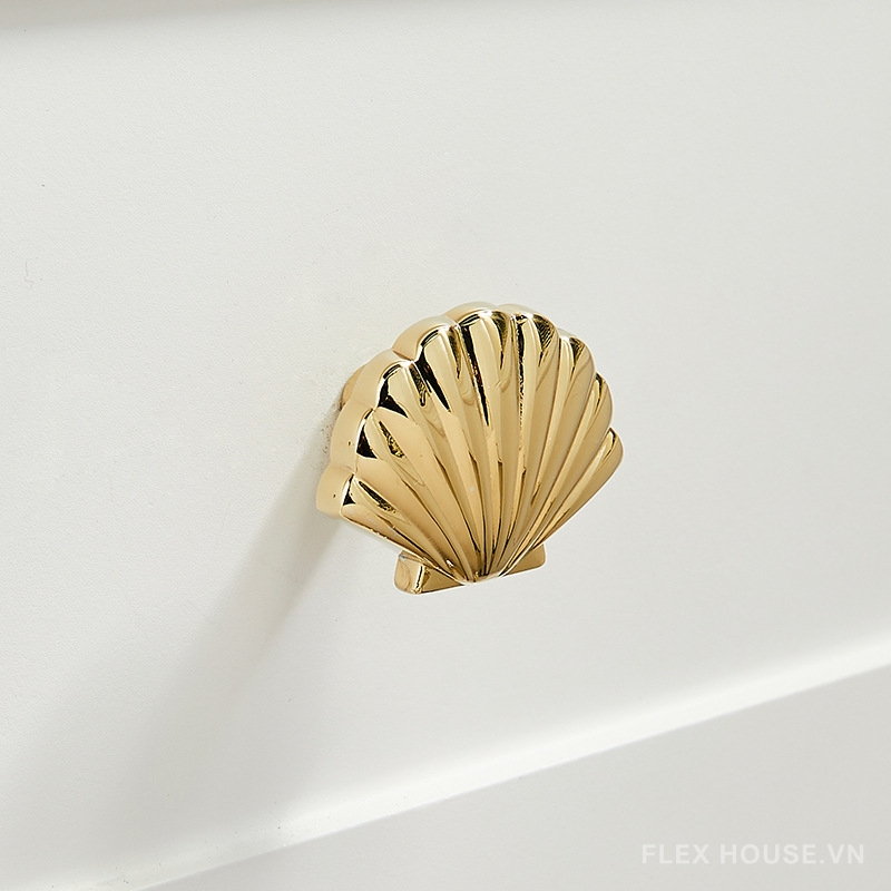 Tay nắm ngăn kéo họa tiết vỏ sò kiểu Bắc Âu PALO999 119