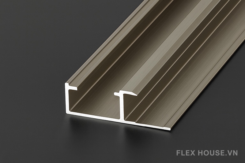 Thanh nẹp nhôm có máng đèn Led BM-5228 5