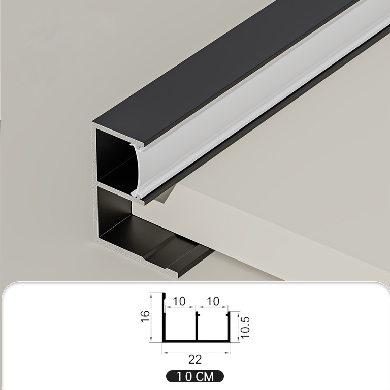 Thanh nẹp nhôm có máng đèn Led HB-SK-DD-10 5 Thanh nẹp nhôm có máng đèn Led HB-SK-DD-10 13