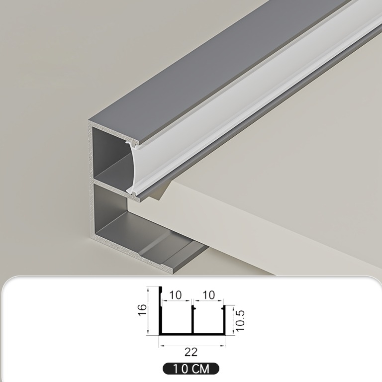 Thanh nẹp nhôm có máng đèn Led HB-SK-DD-10 7 Thanh nẹp nhôm có máng đèn Led HB-SK-DD-10 15