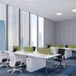 Vách ngăn tiêu âm bàn làm việc văn phòng GHO1997