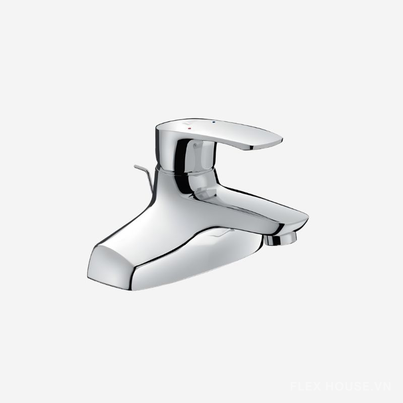Vòi chậu lavabo rửa mặt 3 lỗ nóng lạnh Inax LFV-211S