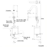 Vòi chậu rửa mặt cổ cao đặt bàn TOTO TLE26006V