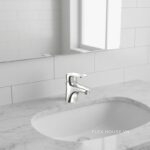 Vòi chậu sứ rửa mặt 1 lỗ nóng lạnh Inax LFV-212S