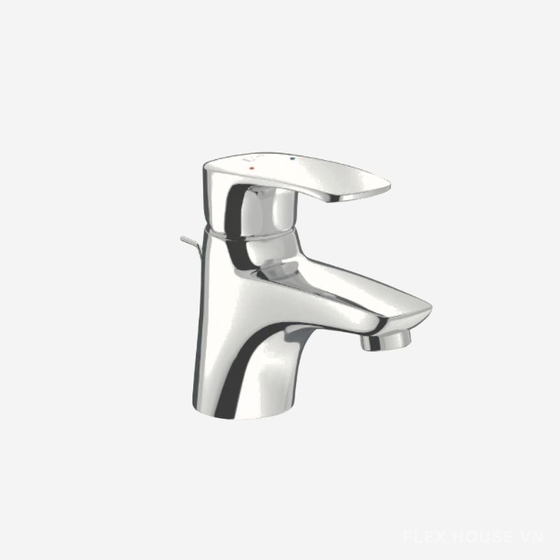 Vòi chậu sứ rửa mặt 1 lỗ nóng lạnh Inax LFV-212S