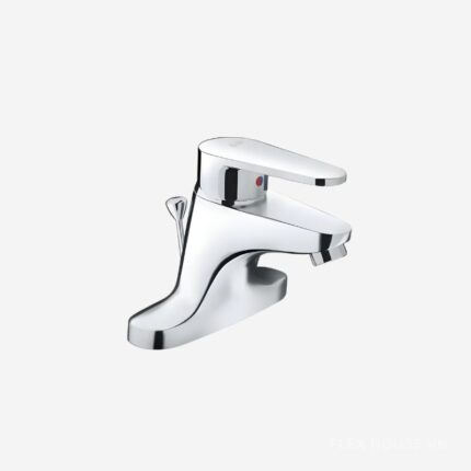 Vòi rửa mặt chậu lavabo 3 lỗ nóng lạnh Inax LFV-111S