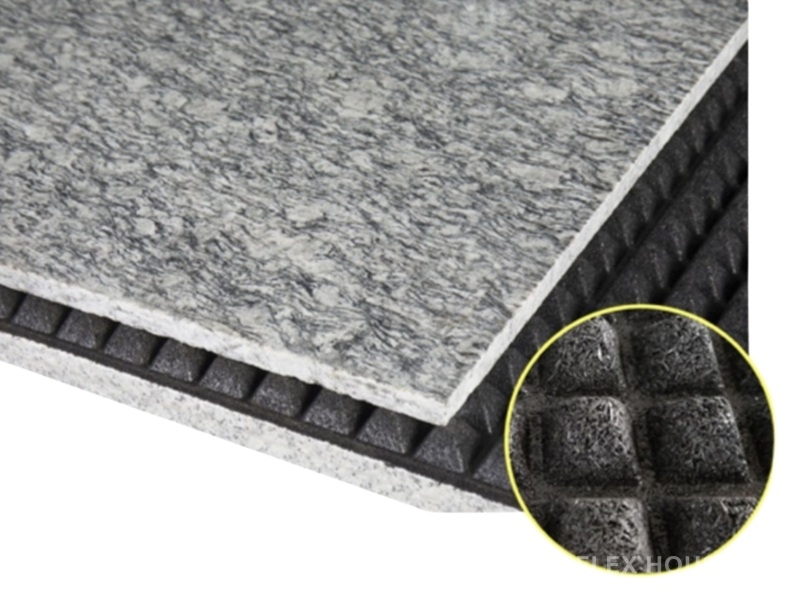 Cao su SBR rãnh giảm chấn lót khách sạn bệnh viện GV7645 5 Cao su SBR rãnh giảm chấn lót khách sạn bệnh viện GV7645