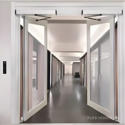 Cửa mở cánh tự động hỗ trợ Pin Lithium SW200SLIM