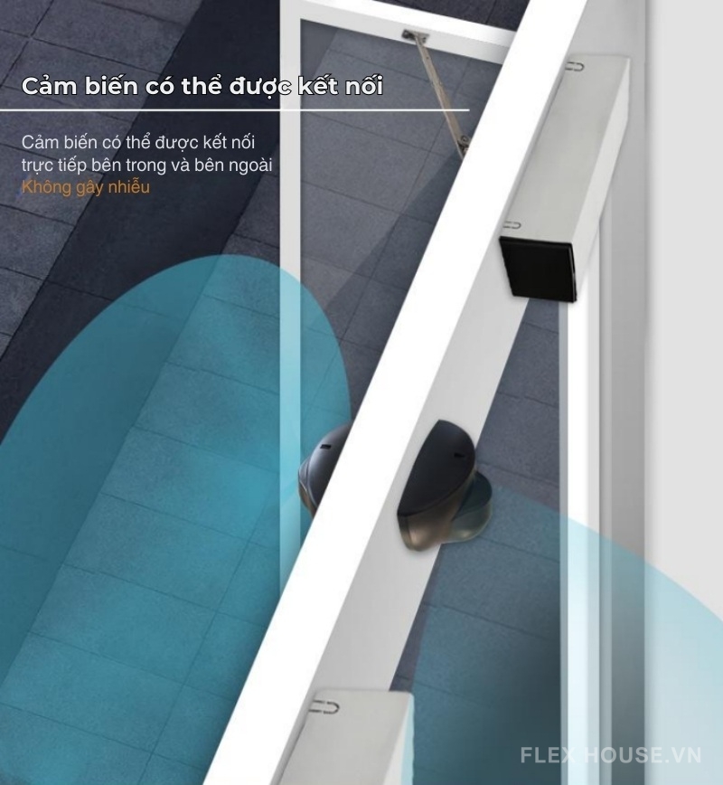 Cửa mở cánh tự động hỗ trợ Pin Lithium SW200SLIM