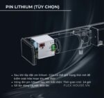 Cửa mở cánh tự động hỗ trợ Pin Lithium SW200SLIM