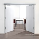 Cửa mở cánh tự động lò xo tích hợp moment lớn SW500