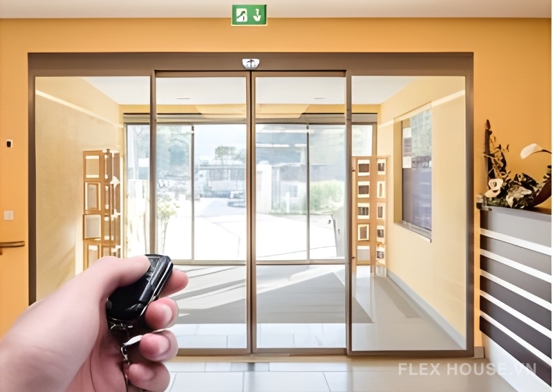 Cử tự động tích hợp điều khiển từ xa