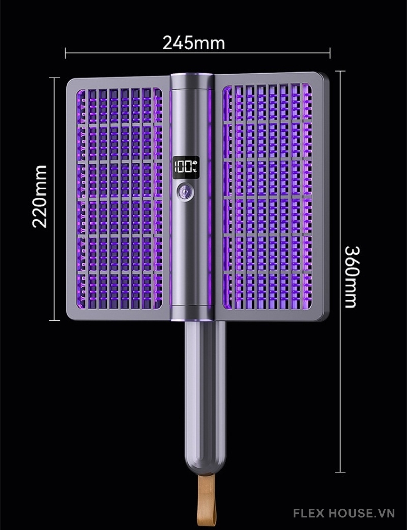 Đèn diệt muỗi 4 trong 1 gập xoay đa chiều FB4006 2 Đèn diệt muỗi 4 trong 1 gập xoay đa chiều FB4006