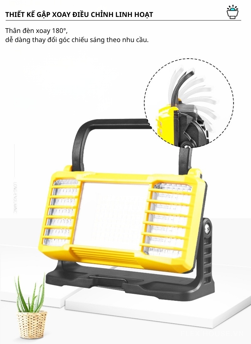 Đèn diệt muỗi chiếu sáng COB sạc USB chống nước H4592