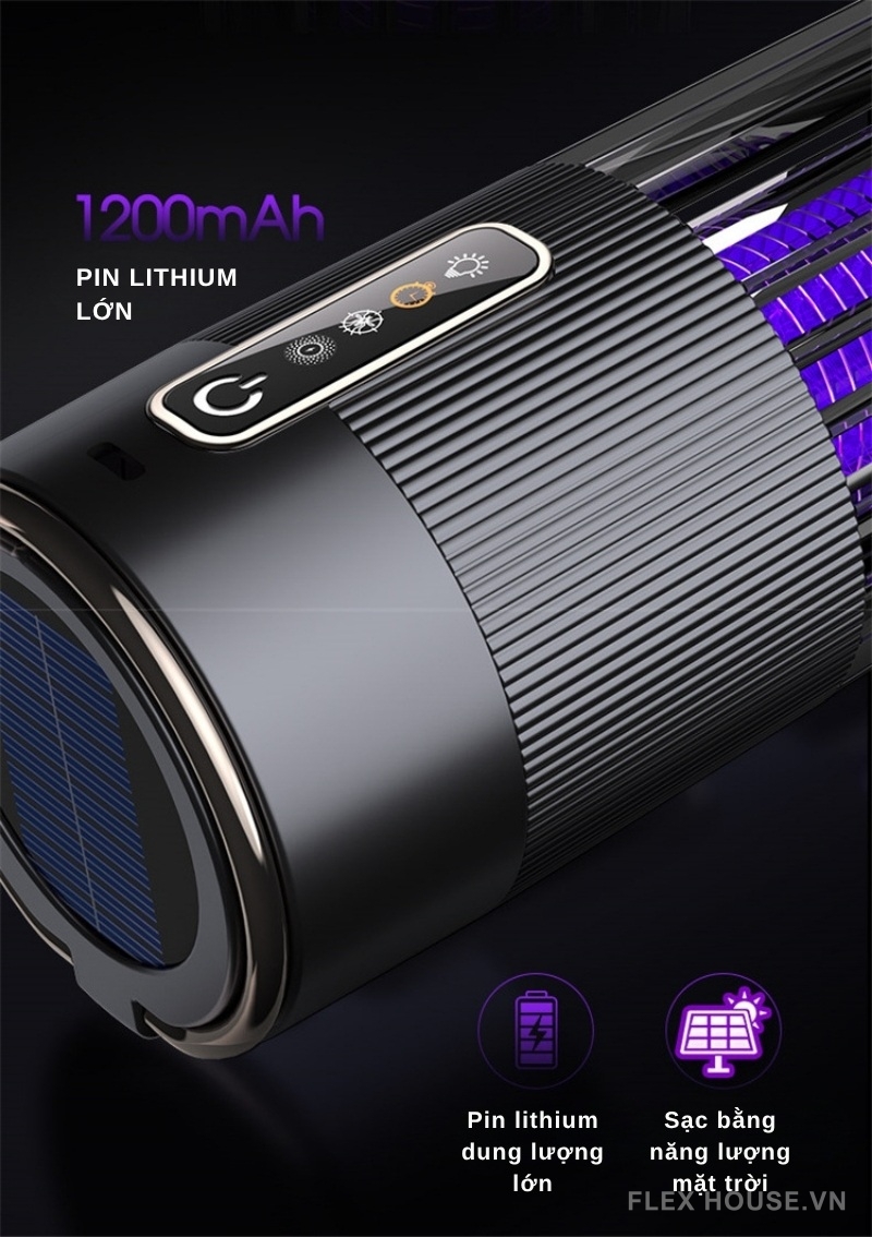 Đèn diệt muỗi lưới điện ánh sáng tím 2500V FB4060