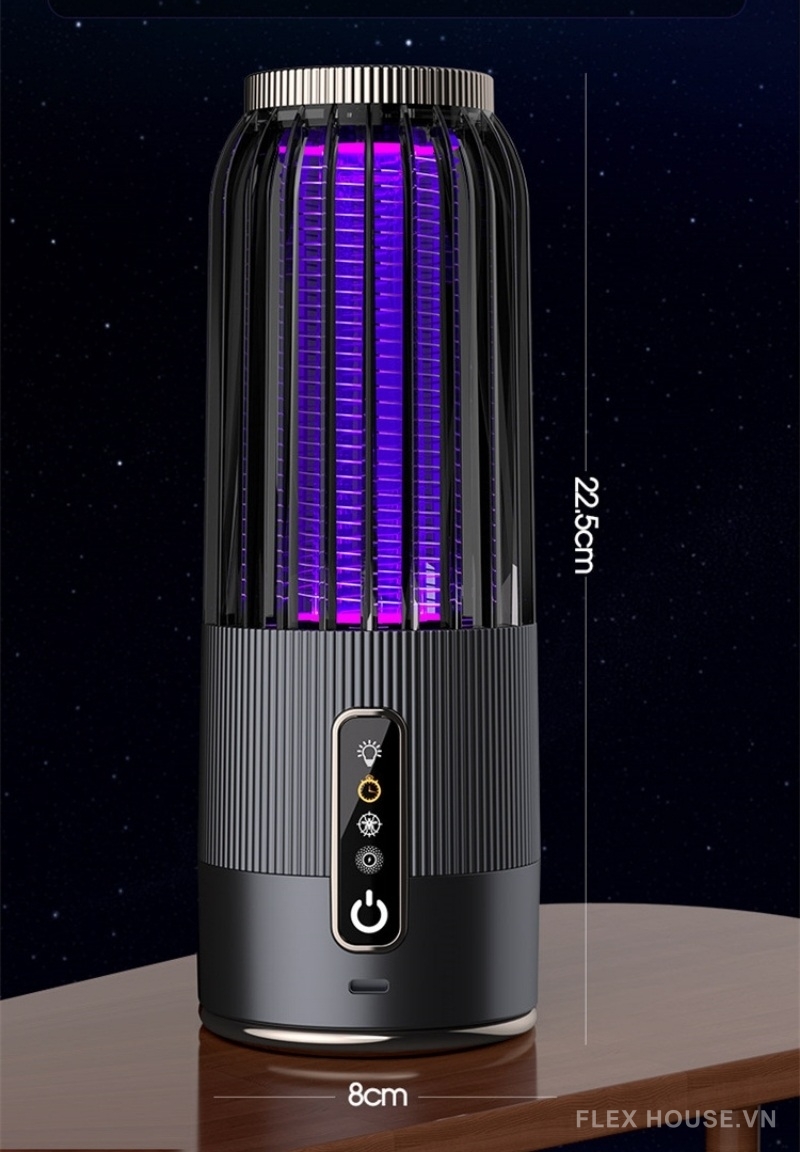 Đèn diệt muỗi lưới điện ánh sáng tím 2500V FB4060