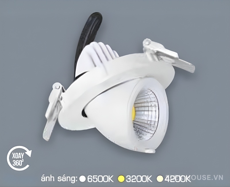 Đèn led âm trần điều chỉnh xoay tiện lợi AFC 723