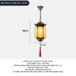Đèn lồng treo ngoài trời phong cách Á Đông GDL0829