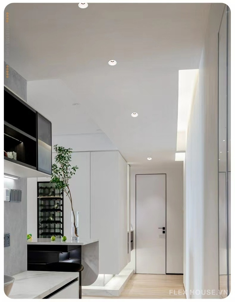 Đèn Spotlight âm trần viền hẹp chống chói XN0273 12 Đèn Spotlight âm trần viền hẹp chống chói XN0273 4